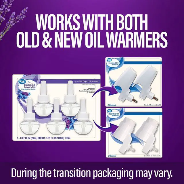 Alt view image 4 of 7 - Great Value Blooming Lavender Plug-In Air Freshener Refills, 5 Count, Up to 300 Days of Freshness