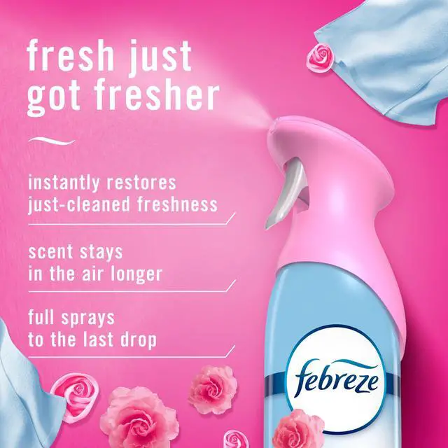 Alt view image 2 of 6 - Febreze Air Mist Air Freshener Spray, Downy April Fresh, 8.1oz, 2 Count