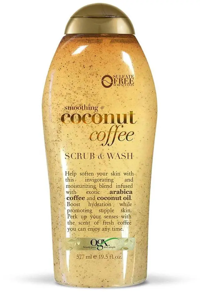 Main image of OGX Smoothing + Coconut Coffee Exfoliating Body Scrub, 19.5 Fl oz
