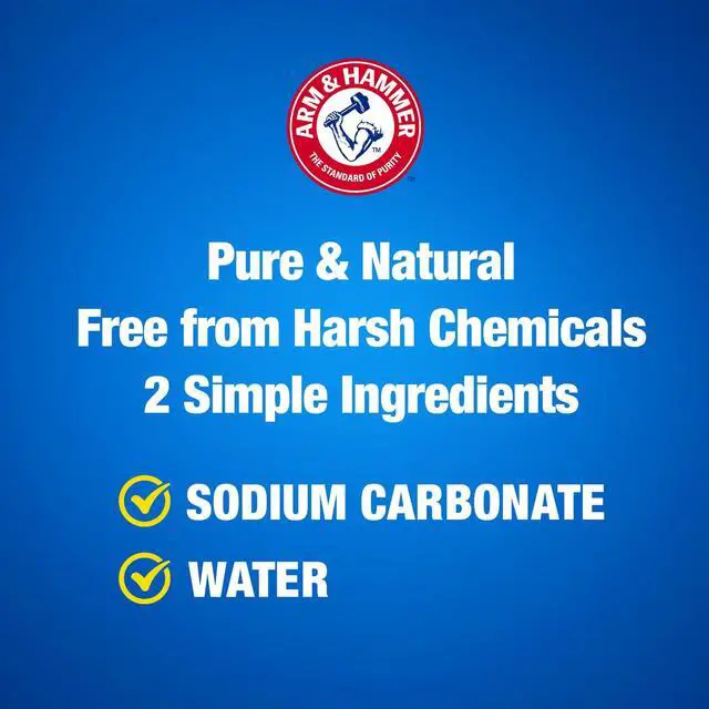Alt view image 7 of 7 - ARM & HAMMER Super Washing Soda Powder Laundry Detergent Booster & Household Cleaner, 55 oz