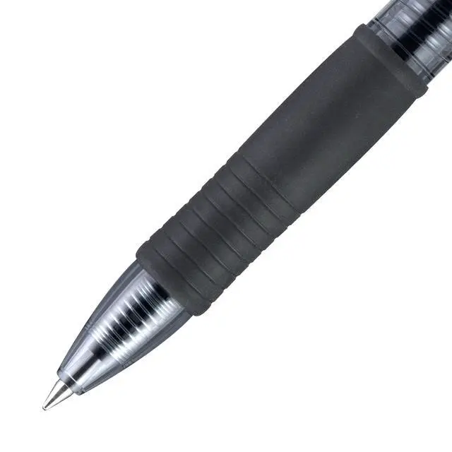 Alt view image 3 of 6 - Pilot G2 Retractable Gel Ink Pens, Bold Point, Black, 2 Count