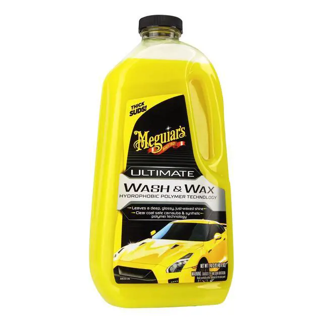 Alt view image 2 of 6 - Meguiars Ultimate Car Wash and Wax, Hybrid Glossy Shine and Protection, 48 fl oz.