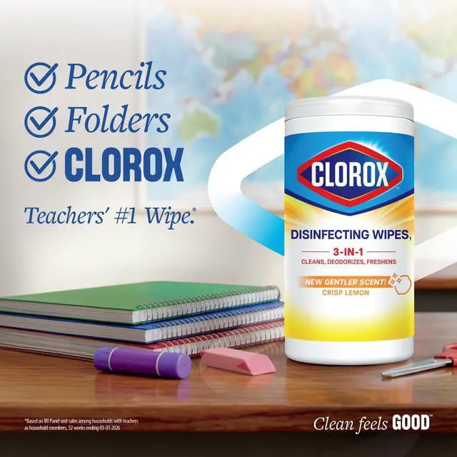 Alt view image 2 of 6 - Clorox Disinfecting Cleaning Wipes Variety Pack, Bleach Free, Fresh Scent and Crisp Lemon, 35 Count Each, Pack of 3