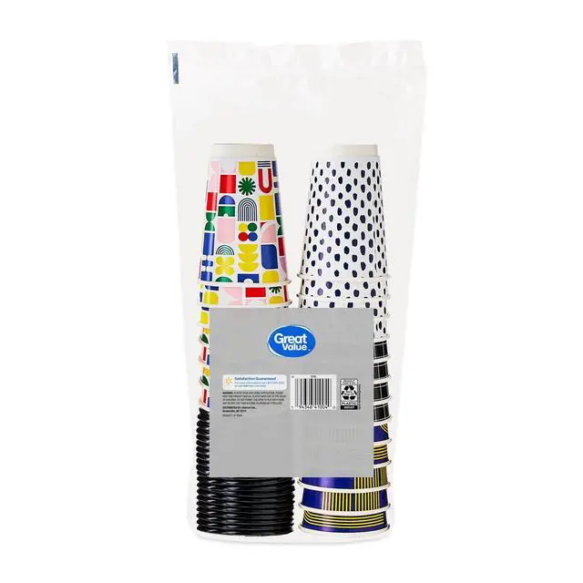 Alt view image 2 of 7 - Great Value Insulated Hot Paper Cups with Lids, 16 oz, 20 Count
