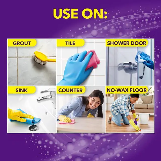 Alt view image 5 of 6 - OxiClean Plus Bleach, No Drip Foam, Mold & Mildew Bathroom Stain Remover, 30 oz