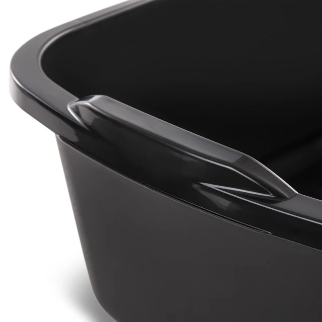Alt view image 3 of 6 - Sterilite 18 Qt. Dishpan, Multi-Purpose Plastic Wash Tub, Kitchen, Sink, Black