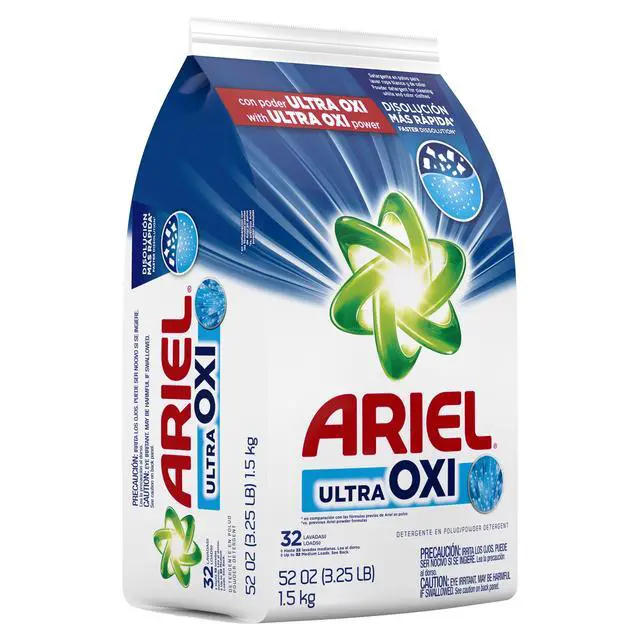Alt view image 7 of 7 - Ariel Laundry Detergent Powder, Ultra Oxi, Original Scent, 52 oz, 33 Loads