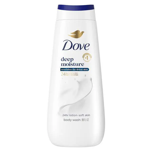 Alt view image 2 of 5 - Dove Body Wash For 24hr Lotion-Soft Skin-Deep Moisture Moisturizing Skin Cleanser with No Sulfates No Parabens ,11 fl oz