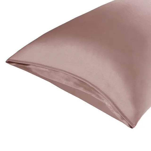 Alt view image 4 of 7 - Mainstays Satin Pillowcase Standard Blush Pink Frizz Control & Cooling Comfort 1 Pack