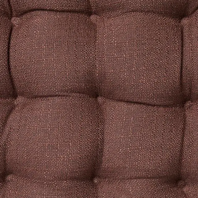 Alt view image 5 of 5 - Mainstays Textured Chair Seat Pad (Chair Cushion), Brown Color, 1-Piece, 15.5" x 16"