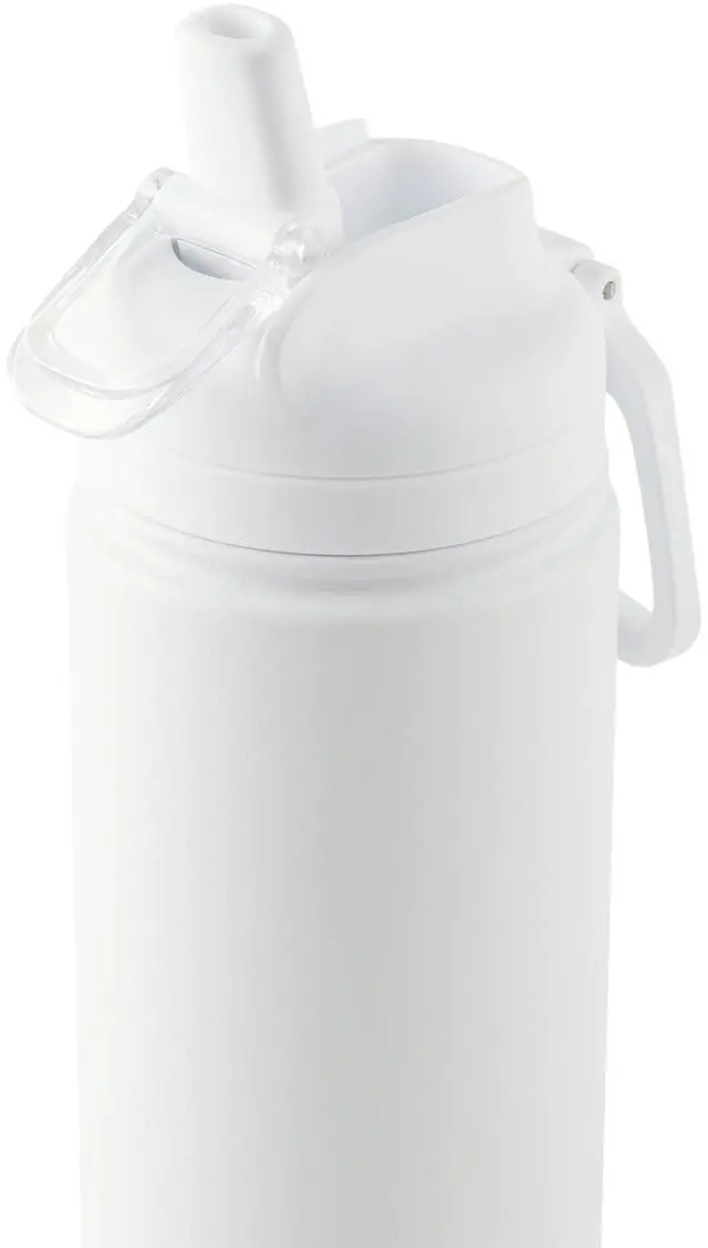 Alt view image 5 of 6 - Mainstays 24 oz Stainless Steel Sip Water Bottle, White