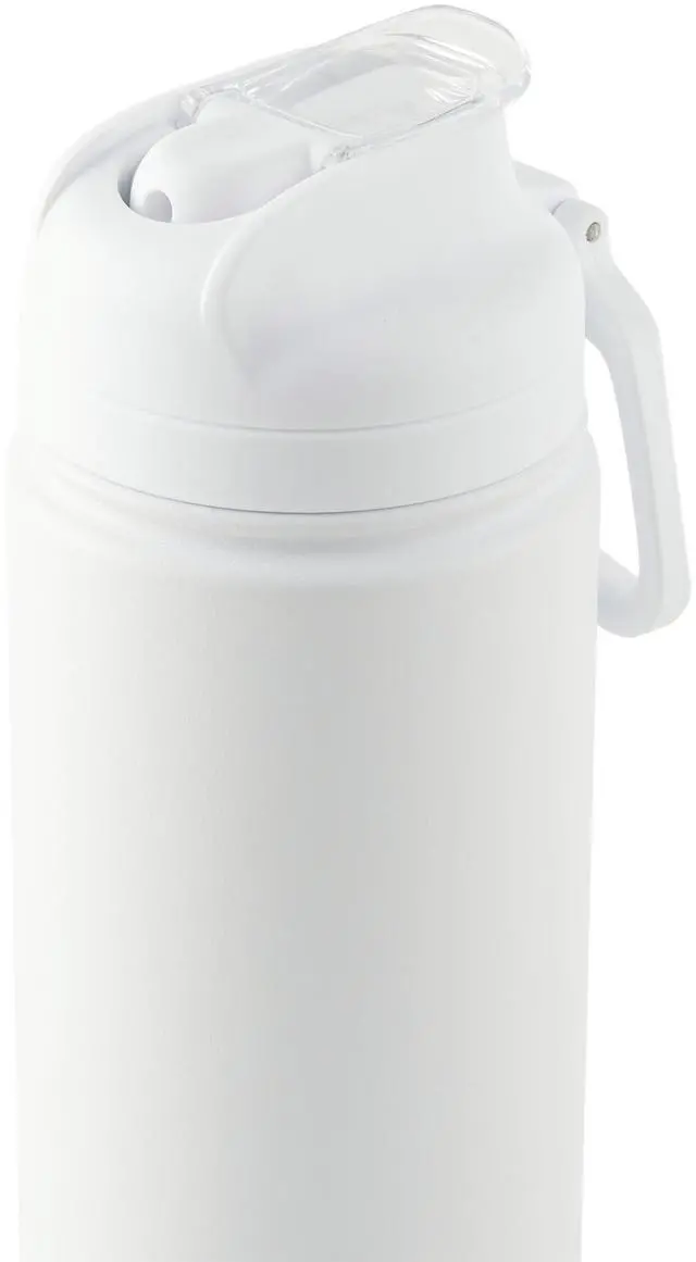 Alt view image 2 of 6 - Mainstays 24 oz Stainless Steel Sip Water Bottle, White