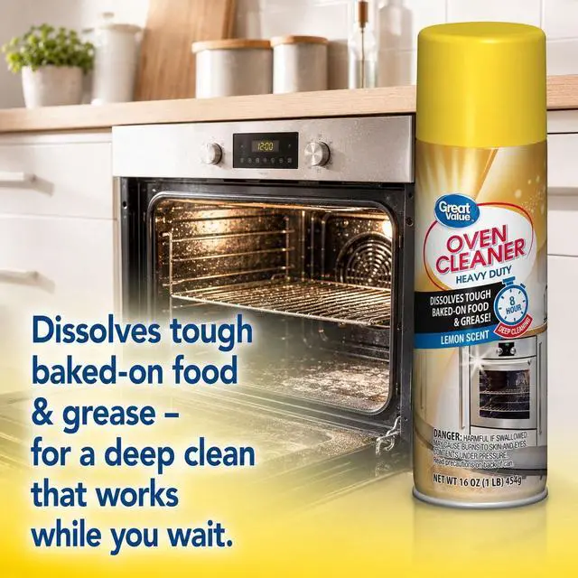 Alt view image 2 of 4 - Great Value Oven Cleaner Heavy Duty, 16 oz