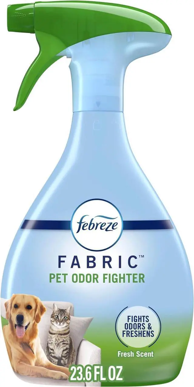 Main image of Febreze Fabric Spray Air Freshener, Odor-Fighting Fabric Refresher, Sneaker Balls Alternative, Couch Cleaner, Linen Spray, Multi-Use, Pet Odor Fighter Scent, 23.6 fl oz