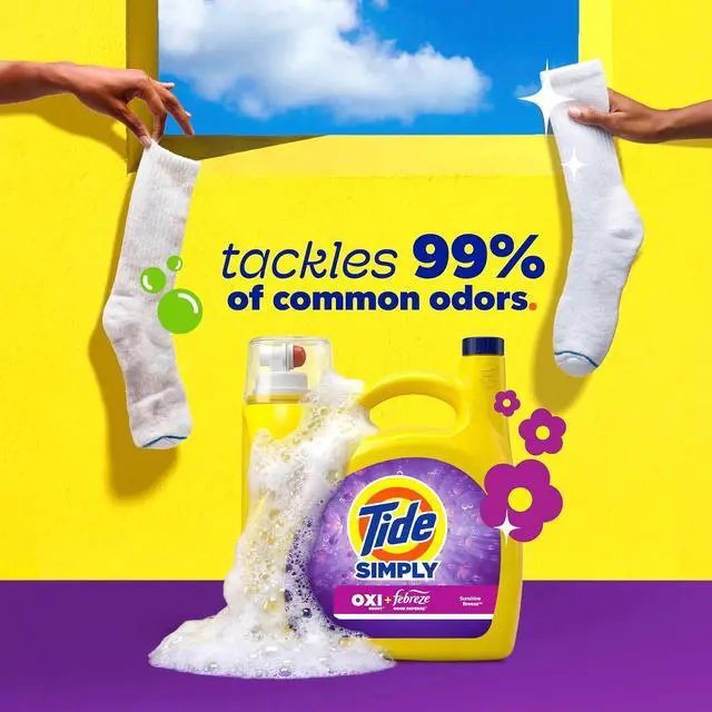 Alt view image 3 of 4 - Tide Simply All-In-One Liquid Laundry Detergent, Berry Blossom Scent, 89 Loads, 112 fl oz