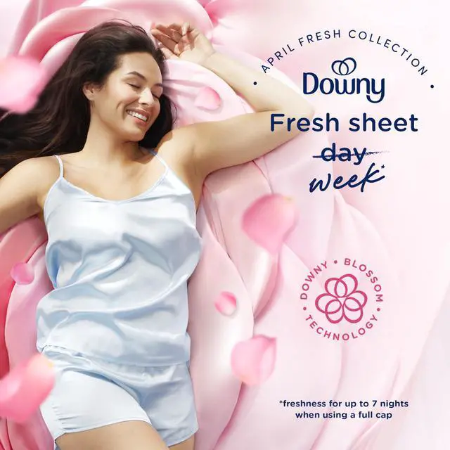 Alt view image 2 of 7 - Downy 2 in 1 Liquid Fabric Softener, April Fresh, 44 fl oz, 60 Loads