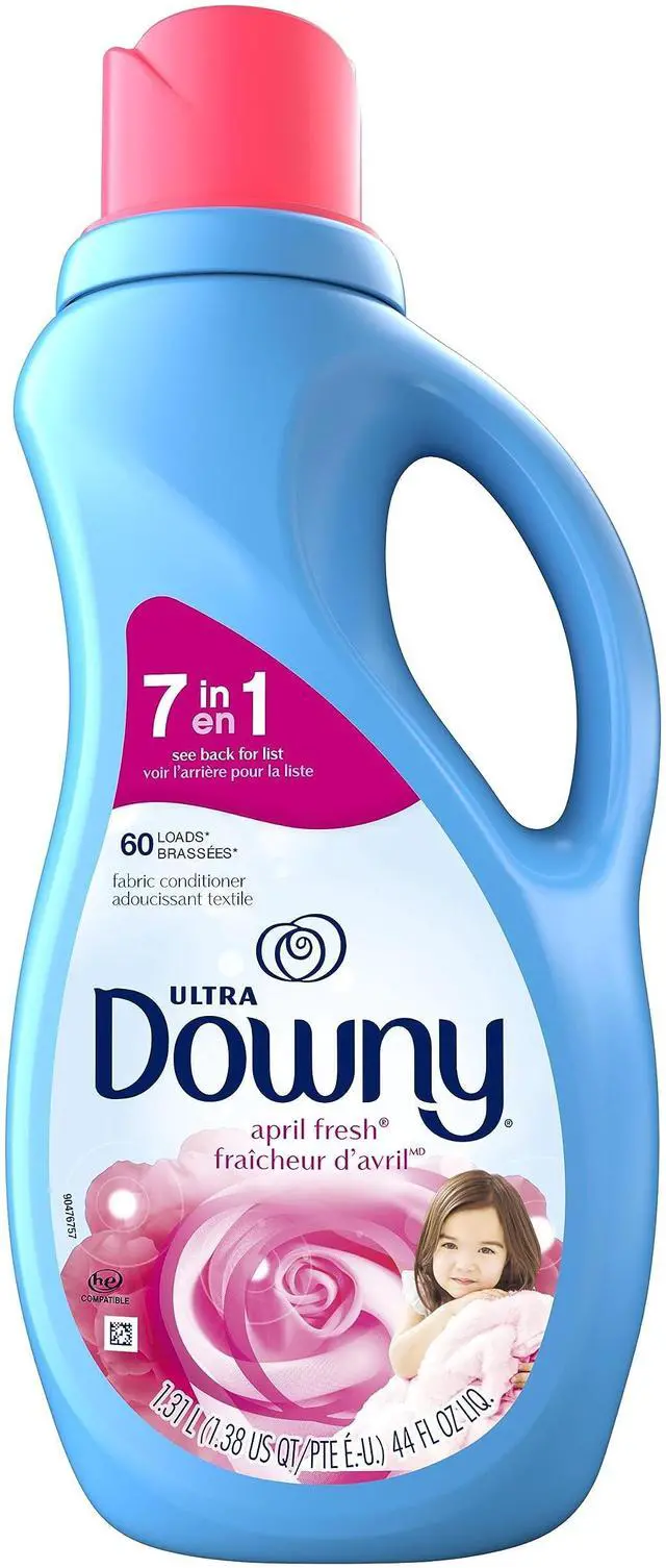 Alt view image 5 of 7 - Downy 2 in 1 Liquid Fabric Softener, April Fresh, 44 fl oz, 60 Loads