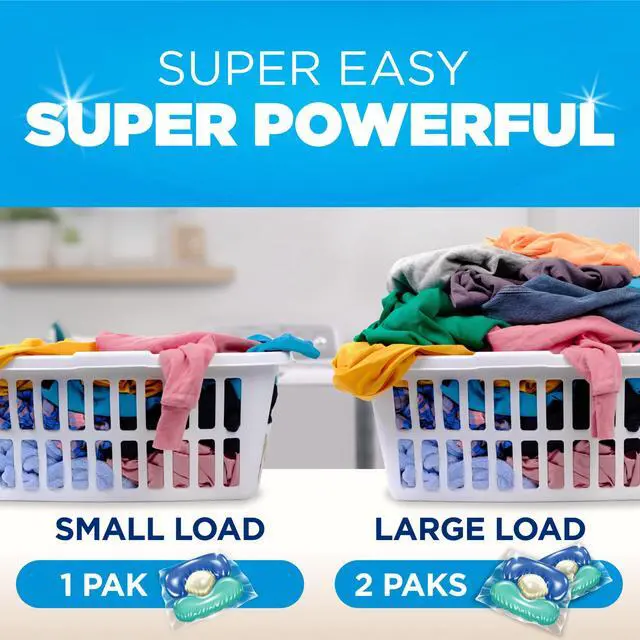 Alt view image 6 of 6 - ARM & HAMMER Clean Burst 5-in-1 Laundry Detergent Power Paks, 42 Count