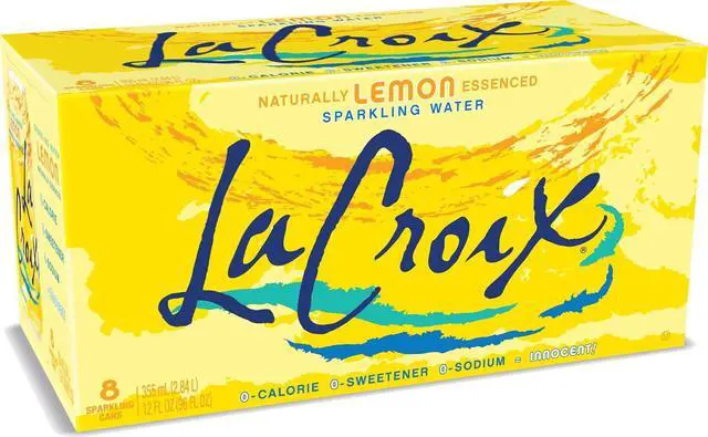 Main image of La Croix Sparkling Water Lemon 8pk, 12 fl oz