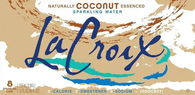 Alt view image 5 of 6 - La Croix Sparkling Water Coconut, 12 Fl Oz, 8 Count