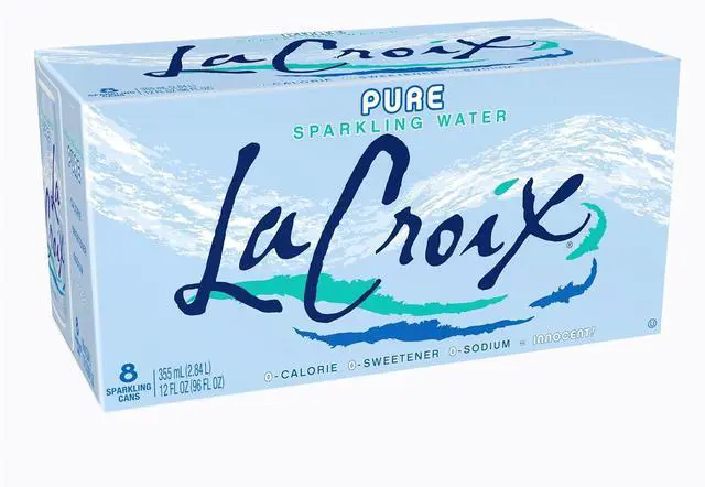 Main image of LaCroix Pure Sparkling Water, 12 Fl Oz, Pack of 8