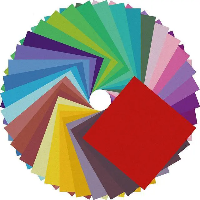 Main image of 200 Sheets 6 x 6 Inch Double Sided Colored Origami Craft Paper