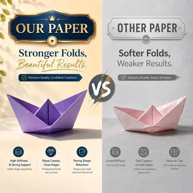Alt view image 2 of 7 - 200 Sheets 6 x 6 Inch Double Sided Colored Origami Craft Paper