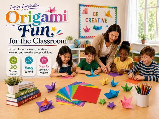 Alt view image 6 of 7 - 200 Sheets 6 x 6 Inch Double Sided Colored Origami Craft Paper