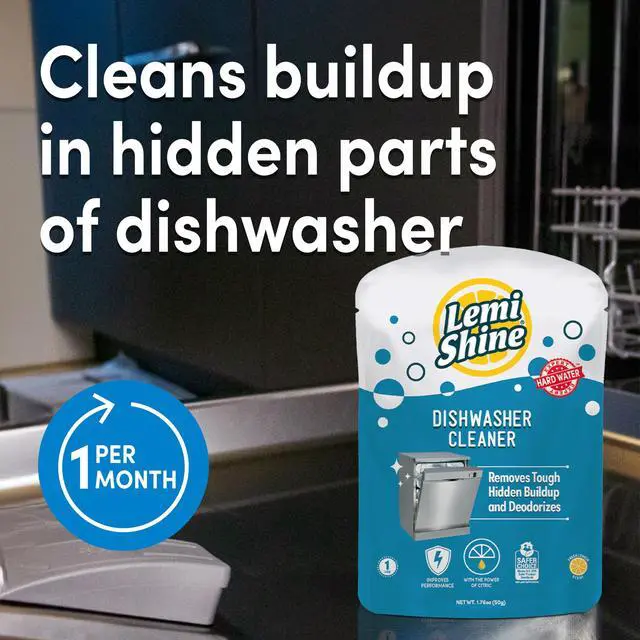 Alt view image 6 of 6 - Lemi Shine Natural Dishwasher Cleaner and Deodorizer - 1.76oz