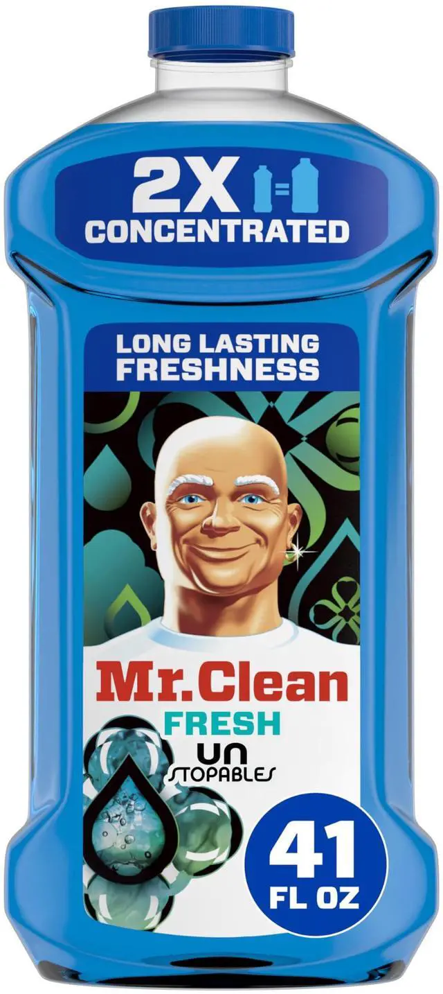 Main image of Mr. Clean 2X Concentrated Multi Surface Cleaner with Unstopables Fresh Scent, 41 fl oz