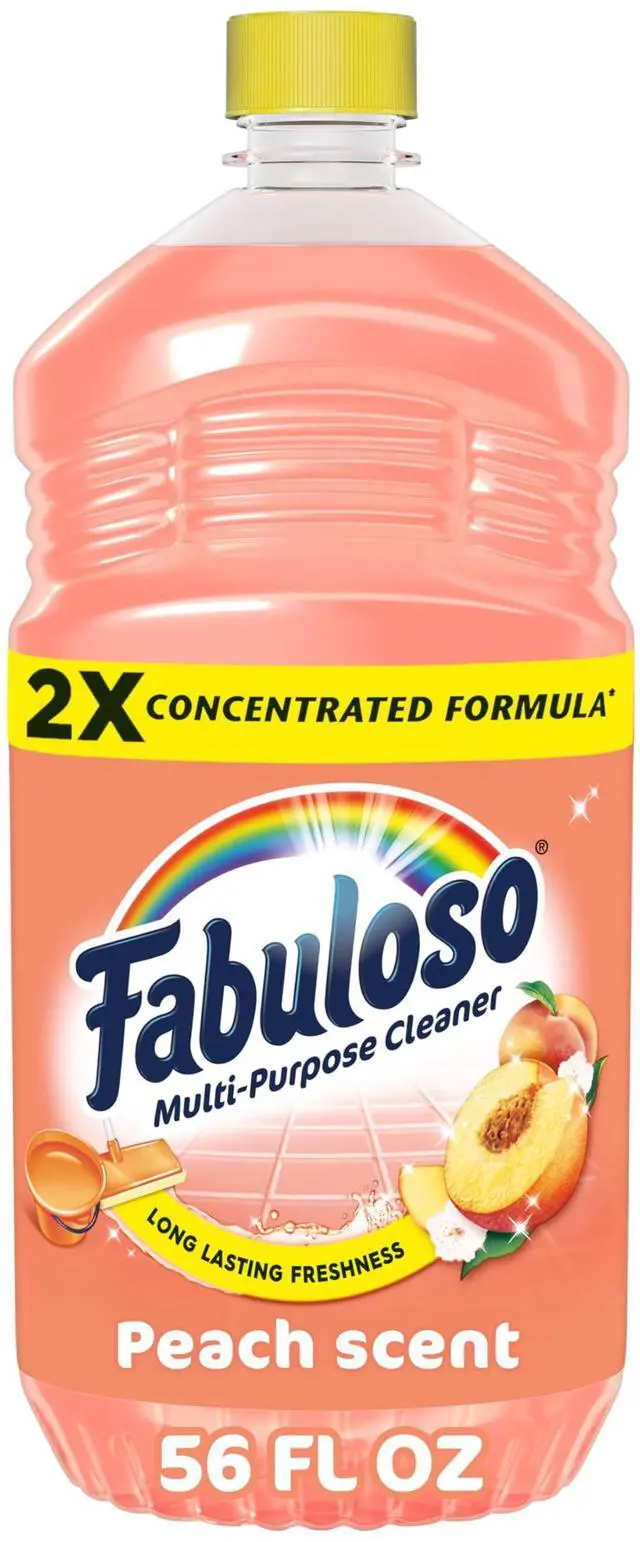 Main image of Fabuloso 2X Multi-Purpose Cleaner No Rinse Floor Cleaner Long-Lasting Freshness Peach Scent 56fl oz
