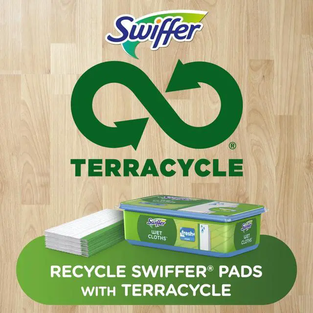 Alt view image 5 of 6 - Swiffer Sweep + Mop Wet Pads Refill, Microfiber Floor Cleaner, All Purpose Multi-Surface Wipes for Home, Bathroom, Kitchen, Fresh, 24 Count