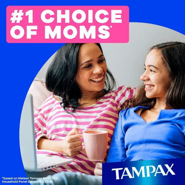 Alt view image 3 of 7 - Tampax Starter Kit Multipack with LeakGuard Braid, Regular/Super Absorbency, Unscented, Easy First Tampon Trial, 12 Count