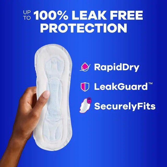 Alt view image 6 of 6 - Always Maxi Unscented Regular Absorbency Size 1 Feminine Pads Without Wings 48 Count