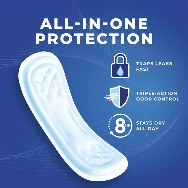 Alt view image 3 of 7 - Stayfree Maxi Super Wingless Pads, Period and Leaks, 66ct