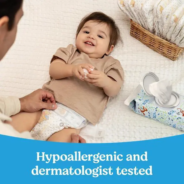 Alt view image 3 of 6 - Huggies Natural Care Cucumber, Aloe & Vit E Baby Wipes, 3 Packs, 168 Wipes
