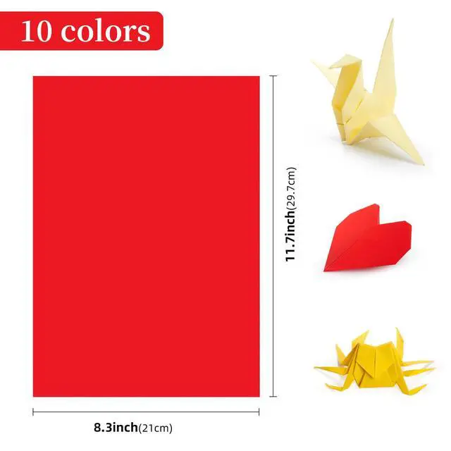 Alt view image 5 of 7 - AIMI Assorted Colors Construction Paper A4 Copy Paper Bulk for School