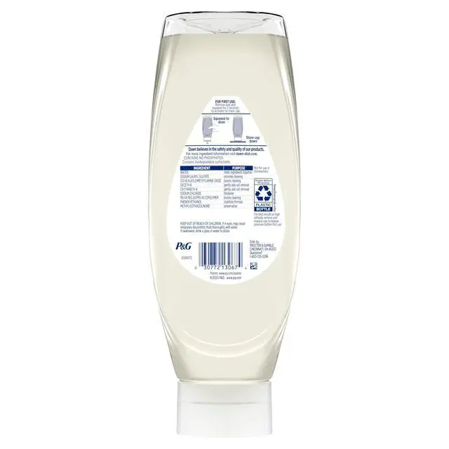 Alt view image 5 of 6 - Dawn Free & Clear EZ-Squeeze Dish Soap Liquid, 24.3 Fl Oz, Upside Down Bottle, Unscented, Grease Removal