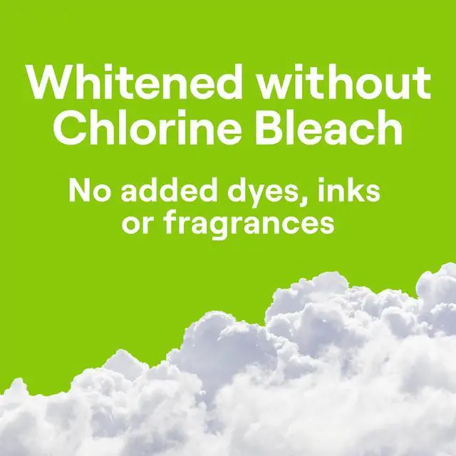 Alt view image 2 of 6 - Seventh Generation 100% Recycled Paper Towels, 2 Regular Rolls, 140 2-Ply Sheets (White), Whitened Without Chlorine Bleach, for Kitchen, Bathroom & Everyday Cleaning