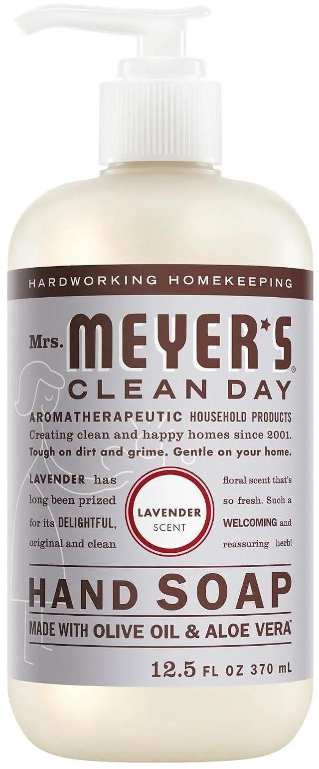 Main image of Mrs. Meyer's Clean Day Hand Soap Lavender Scent 12.5 Fl Oz