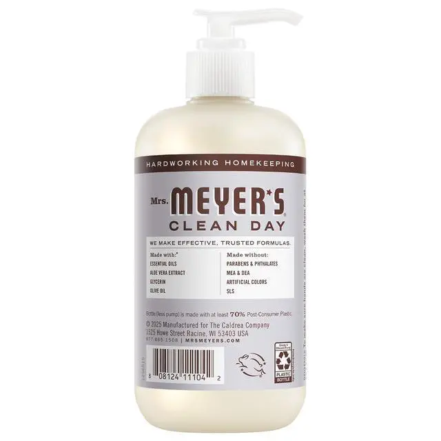 Alt view image 5 of 6 - Mrs. Meyer's Clean Day Hand Soap Lavender Scent 12.5 Fl Oz
