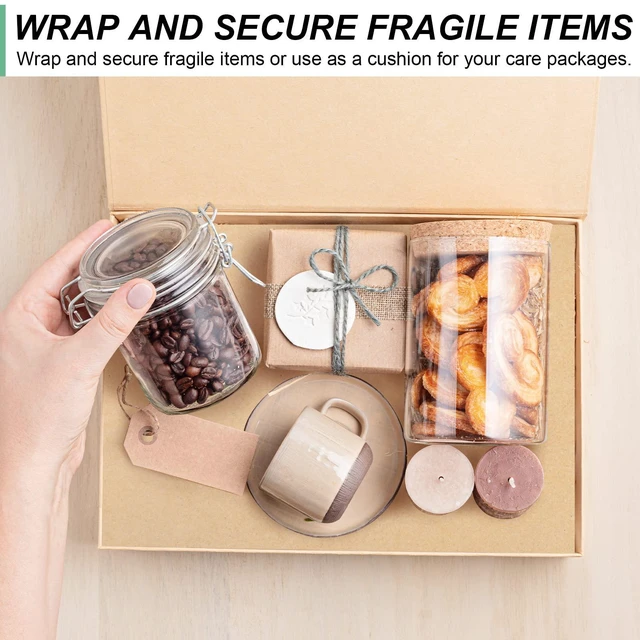 Alt view image 2 of 7 - Phinus 15"400" Brown Paper Roll for Moving, Packing, Gift Wrapping, Craft, Wall Art, Table Runner, Floor Covering