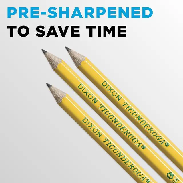 Alt view image 3 of 6 - Ticonderoga Pre-Sharpened Wood-Cased Pencils
