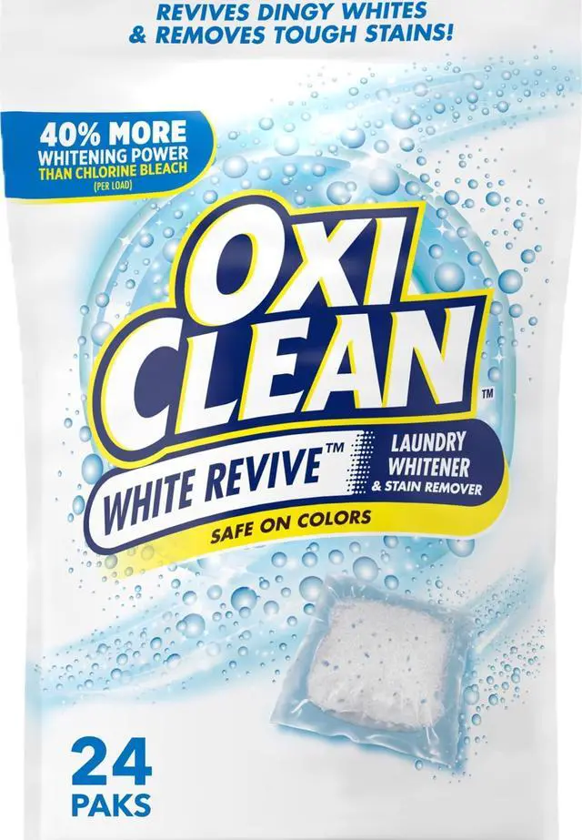 Main image of OxiClean White Revive Laundry Whitener & Stain Remover Power Paks, 24 Count