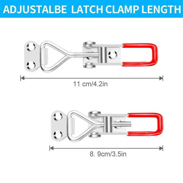 Alt view image 4 of 7 - Vicuna R 4001 Toggle Latch Clamp, 6 Pack, Adjustable