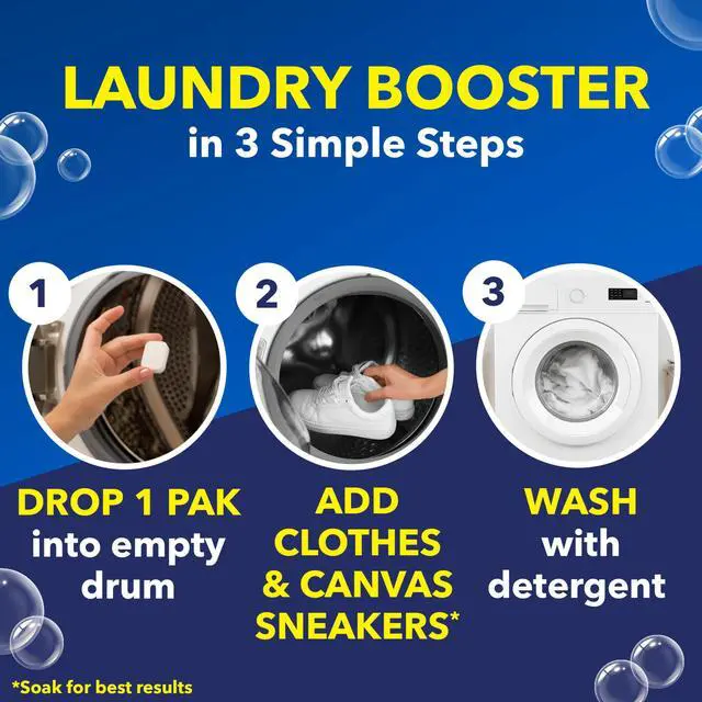 Alt view image 2 of 6 - OxiClean White Revive Laundry Whitener & Stain Remover Power Paks, 24 Count