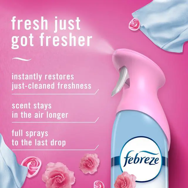 Alt view image 5 of 6 - Febreze Air Mist, Downy April Fresh Scent, 8.1oz (Pack of 2)