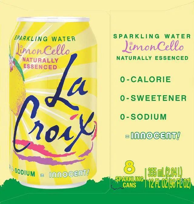 Alt view image 4 of 6 - La Croix LimonCello Sparkling Water, 12 Fl Oz, 8-Pack