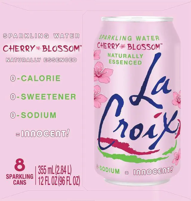 Alt view image 4 of 5 - La Croix Cherry Blossom Sparkling Water, 12Fl Oz (Pack of 8)