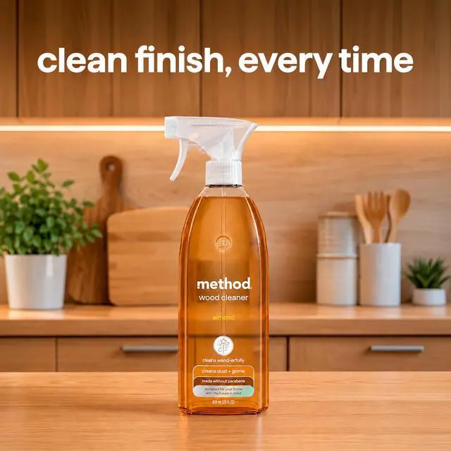 Alt view image 7 of 7 - Method Daily Wood Cleaner, 28 fl oz, Almond